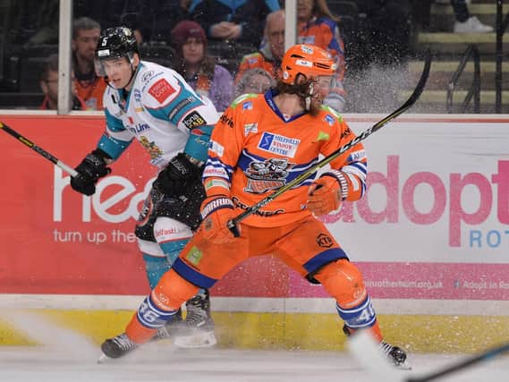 Searching for a play off spot - Josh Pitt and his Sheffield team-mates