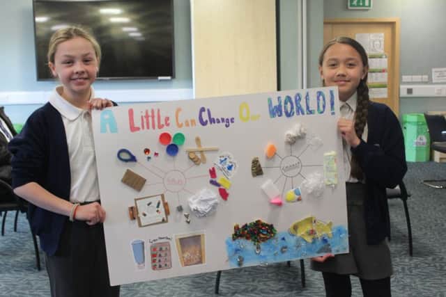 Madison, 11, and Emily, 10, from Corringham School