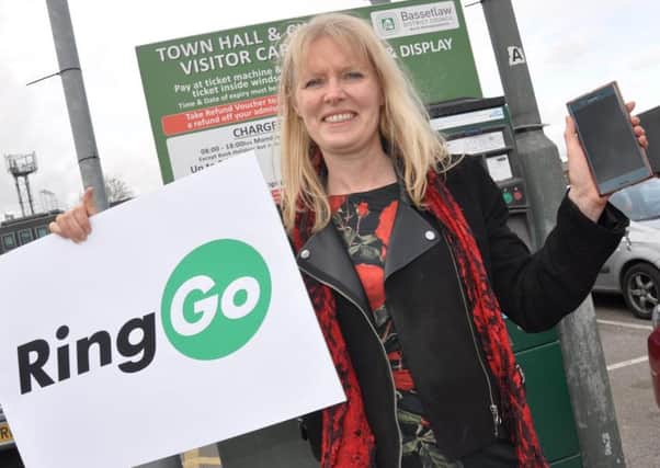 Councillor Jo White says the RingGo parking system will make town centre visits easier starting in April.