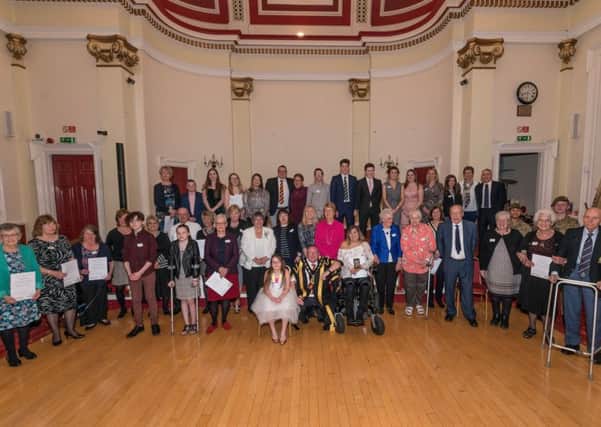 Some of the winners at the Bassetlaw District Council Achievers Awards this year.