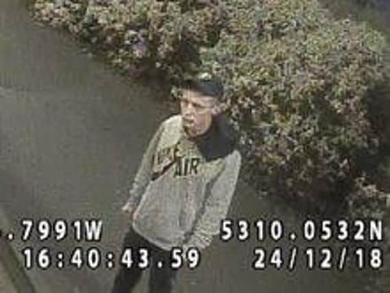 Officers want to speak to the man pictured