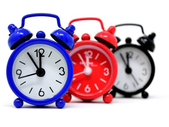 Make sure you don't over-sleep by forgetting to put your clocks forward.