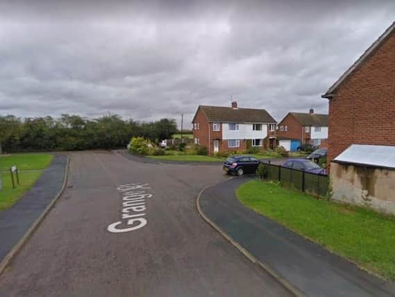 The 'incident' happened in Grange Close. Pic: Google Images.