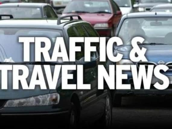 An accident is affecting traffic on the M1 in Derbyshire