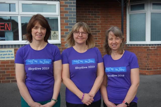 Toni Middleton, Sharon Williams and Alison Hepton