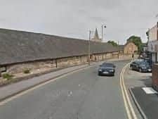 Lane closure at Midworth Street, Mansfield, due to essential gas repair work, by Cadent. Delays possible until May 3, 2019.