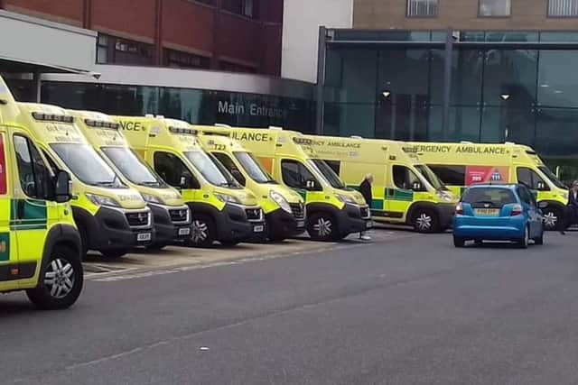 This photo was posted on Twitter yesterday (May 1) by Bassetlaw ED Team at Bassetlaw Hospital.