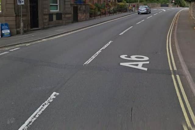 Traffic control (multi-way signals) at A6 Milford Road, Duffield, Belper, Derbyshire, in road on juncttion with Avenue Road, due to gas escape, by Cadent. Delays likely until May 10, 2019.