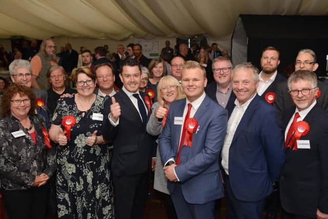 The Labour party has won 37 seats