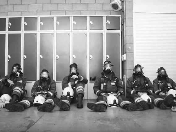 A still from the short film produced by Nottinghamshire Fire & Rescue Service.