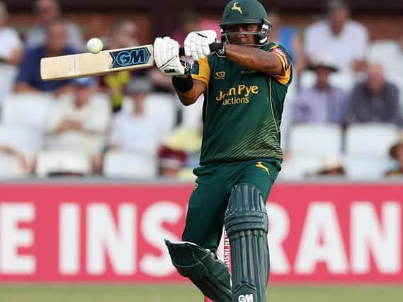 Samit Patel hit a brilliant century to guide Notts to victory.