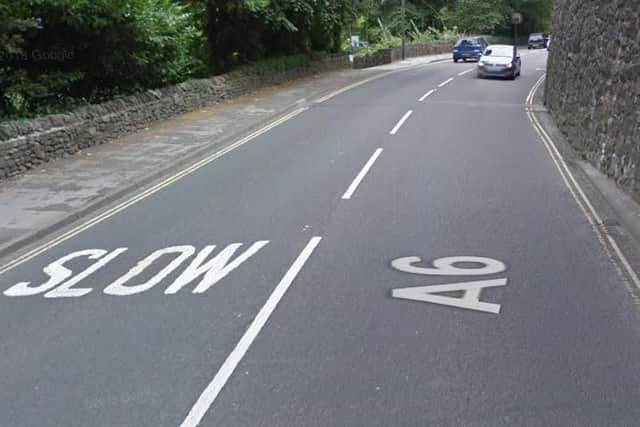 Traffic control (two-way signals) at A6 Derby Road, Matlock Bath, due to works carried out by BT. Delays likely until May 20, 2019.
