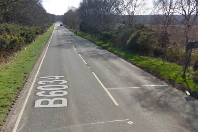 Traffic control (multi-way signals) at B6034 Ollerton Road, Clumber Park, at the junction of Clumber Road, due to works being carried out by Severn Trent Water. Delays possible until June 5, 2019.