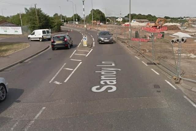 Traffic control (two-way signals) at A60 Sandy Lane, Worksop, due to works being carried out by Severn Trent Water. Delays likely until May 29, 2019.