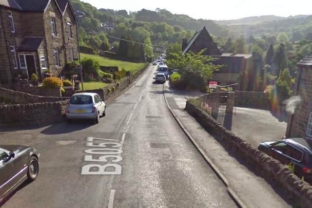 Traffic control (stop/go boards) at B5057 Chesterfield Road, Two Dales, Derbyshire, due to surface dressing, by Derbyshire County Council. Delays likely until June 28, 2019.