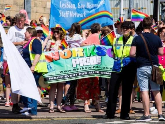 Last year's Worksop Pride event