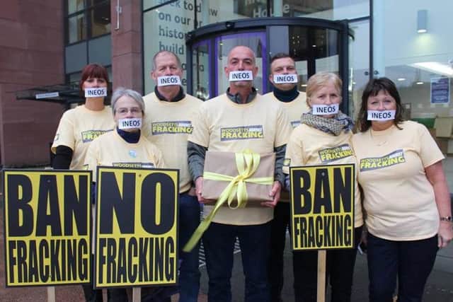 Members of Frack Free South Yorkshire