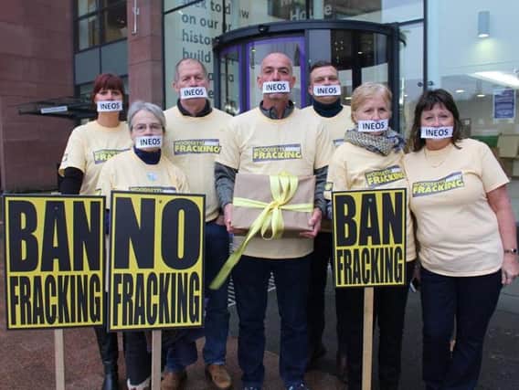 Members of Frack Free South Yorkshire