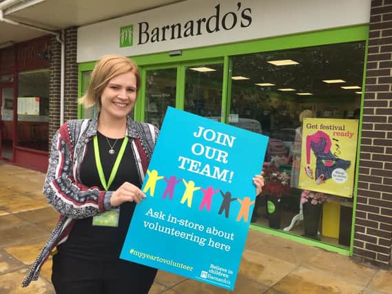 Kayla Smith of Barnardo's highlights the charity's need for support from volunteers