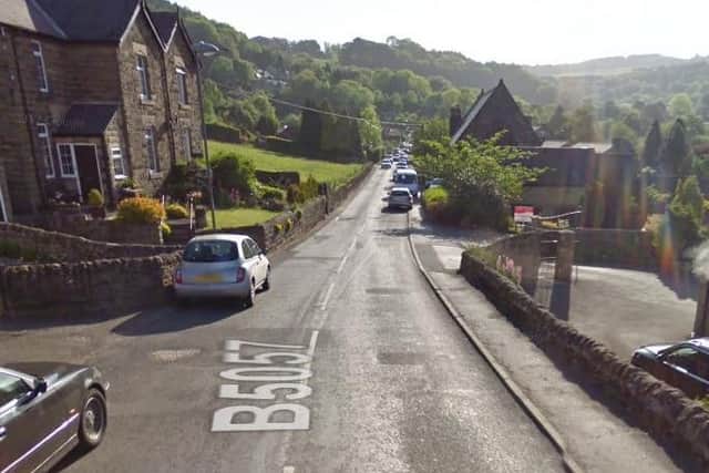 Traffic control (stop/go boards) at B5057 Chesterfield Road, Two Dales, Derbyshire, due to surface dressing by Derbyshire County Council. Delays likely until June 28, 2019.