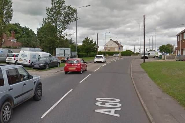 Some carriageway incursion on A60 Doncaster Road, Oldcotes, outside the cafe, to replace a bollard, by Notts County Council. Delays possible until June 14, 2019.