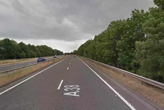 The A38 southbound between the junctions with the A610 and the A61 Derby, due to barrier repairs, by Highways England. Delays possible until 6am, June 29, 2019.