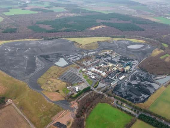 An aerial shot of Thoresby Colliery.