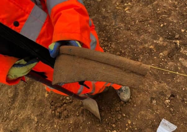 Pottery, jewellery, graves and coins dating back to the rain of Emporer Constantine the Great were unearthed at the site.