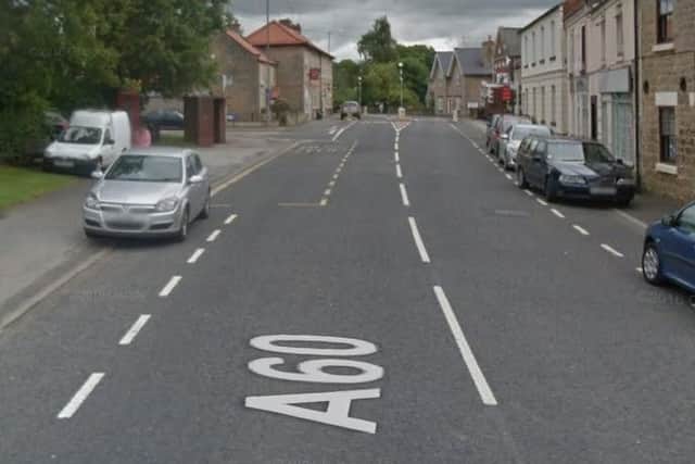 Traffic control (give and take) on A60 High Road, Carlton in Lindrick, opposite the Sherwood Ranger, due to reset Gully and kerbs, by Notts County Council. Delays likely until June 28, 2019.