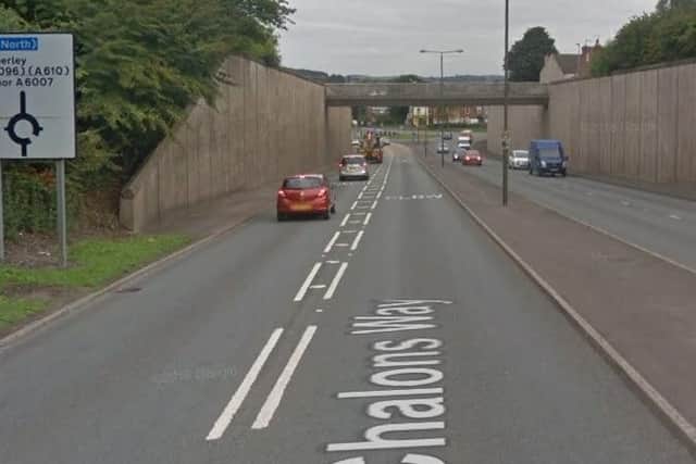 Lane closure at A6007 Chalons Way, Ilkeston, on the dual carriageway, due to maintenance of grass verge, by Derbyshire County Council. Delays likely until December 1, 2019.