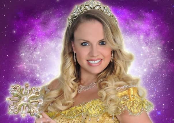 Joanne Clifton as the Fairy in Cinderella at Sheffield Lyceum.