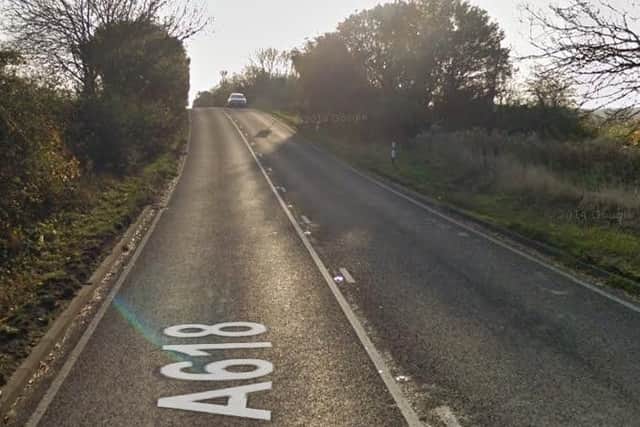 Traffic control (multi-way signals) at A618 Rotherham Road, Barlborough, at the junction with Worksop Road, due to new substation, by Western Power Distribution. Delays likely until August 2, 2019.