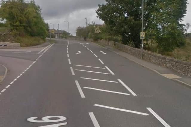 Traffic control (two-way signals) at A6 Buxton Road, Bakewell, due to footway repave, by Derbyshire County Council. Delays likely until July 12, 2019.