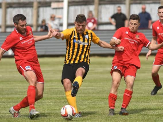 Match action from Worksop's win at Bridlington.