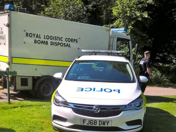 The Royal Logistics Corps bomb disposal team