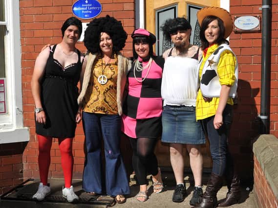 2010: This smiley bunch took part in a fancy dress sponsored walk to raise money for  Hope For The Homeless on Queen Street in Worksop. Are you on this picture?