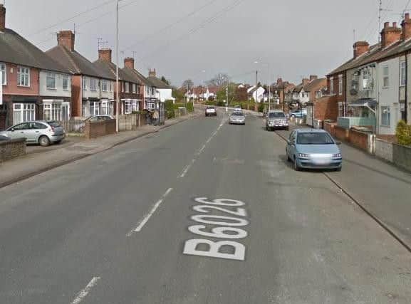 Traffic control (two-way signals) at B6026 Huthwaite Road, Sutton in Ashfield, from outside Sutton war memorial to the junction of George Street, due to gas mains replacement, by Cadent. Delays likely until August 19, 2019.