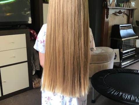 The back of Freya's hair