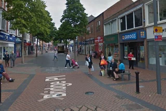 The charge relates to an incident in the Bridge Place area of Worksop. Pic: Google Images.