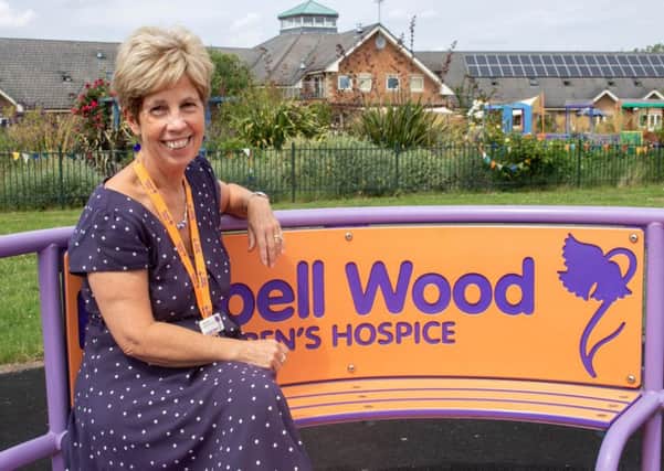 Helen Mower, who is stepping down as head of fundraising at Bluebell Wood children's hospice.