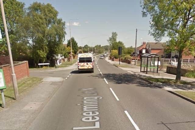 Traffic control (two-way signals) on A60 Leeming Lane North, Mansfield Woodhouse, to supply new gas service, by Cadent. Delays likely until August 2, 2019.