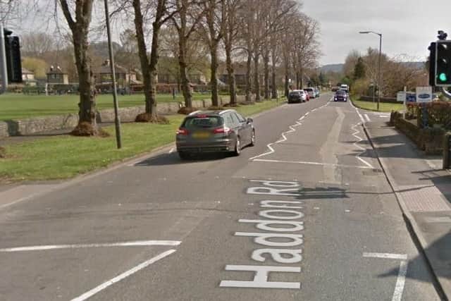 Traffic control (stop/go boards) on A6 Haddon Road, Bakewell, due to surface dressing, by Derbyshire County Council. Delays likely until August 30, 2019.