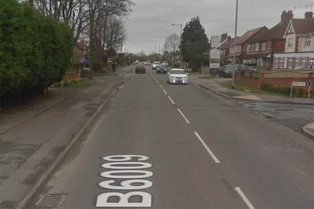 Traffic control (two-way signals) on B6009 Watnall Road, Hucknall, main in Farside Road, due to laying of new service from main, by Cadent. Delays likely until August 12, 2019.