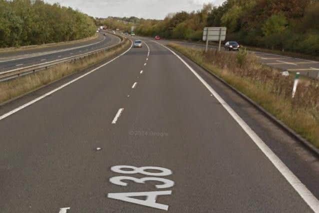 Road closure on A38, restrictions: Ripley to Coxbench southbound carriageway, due to barrier and fence safety repairs, by Highways England. Delays possible until September 16, 2019.