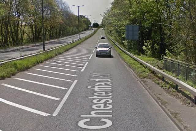 Lane closure on A61 Chesterfield Road, Alfreton, from the junction with Alfreton Road, due to cable fault repair, by Western Power Distribution. Delays likely until August 15, 2019.