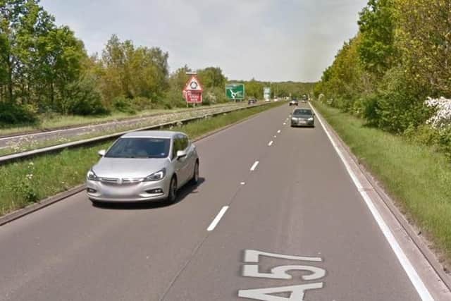 Some carriageway incursionInformation for Residents on A57 Worksop bypass, Worksop, next to A57 on roundabout with B6040 due to fault finding, by Notts County Council. Delays possible until August 21, 2019.