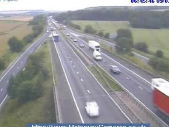 The A1 at Markham Moor.