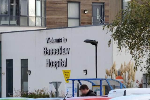 Bassetlaw Hospital in Worksop.