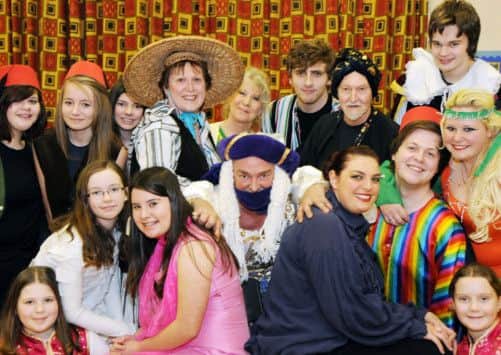 Actors pictured during dress rehearsal of the Blyth Players Ali Baba production.