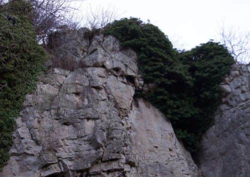 Santa in Creswell Crags